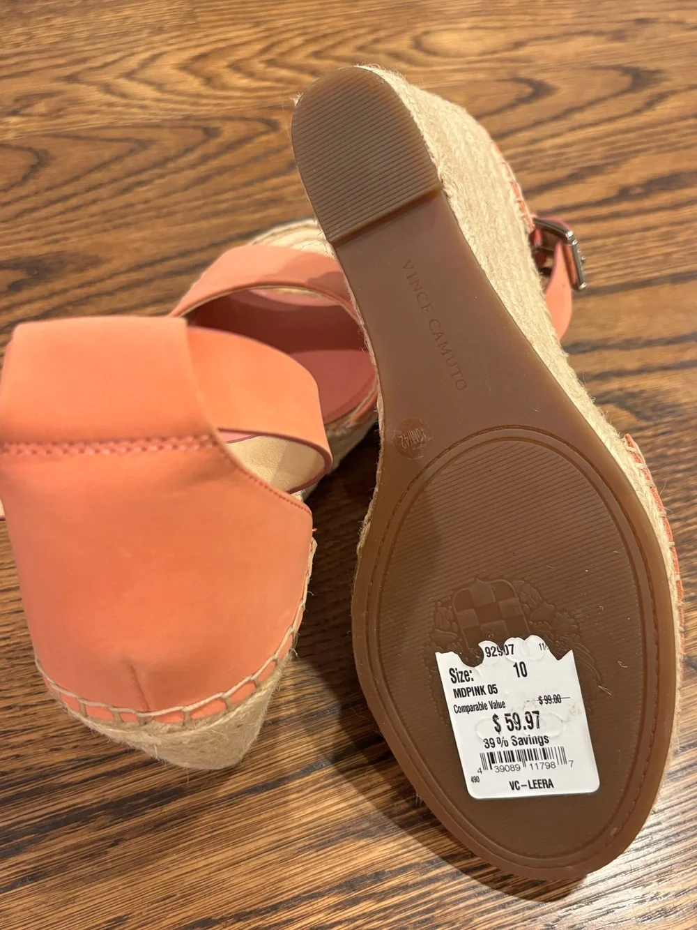 Vince Camuto Coral Ankle-Strap Espadrille Wedge